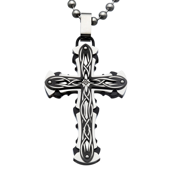 mens tribal cross
